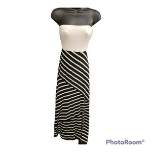 Strapless striped dress NWT